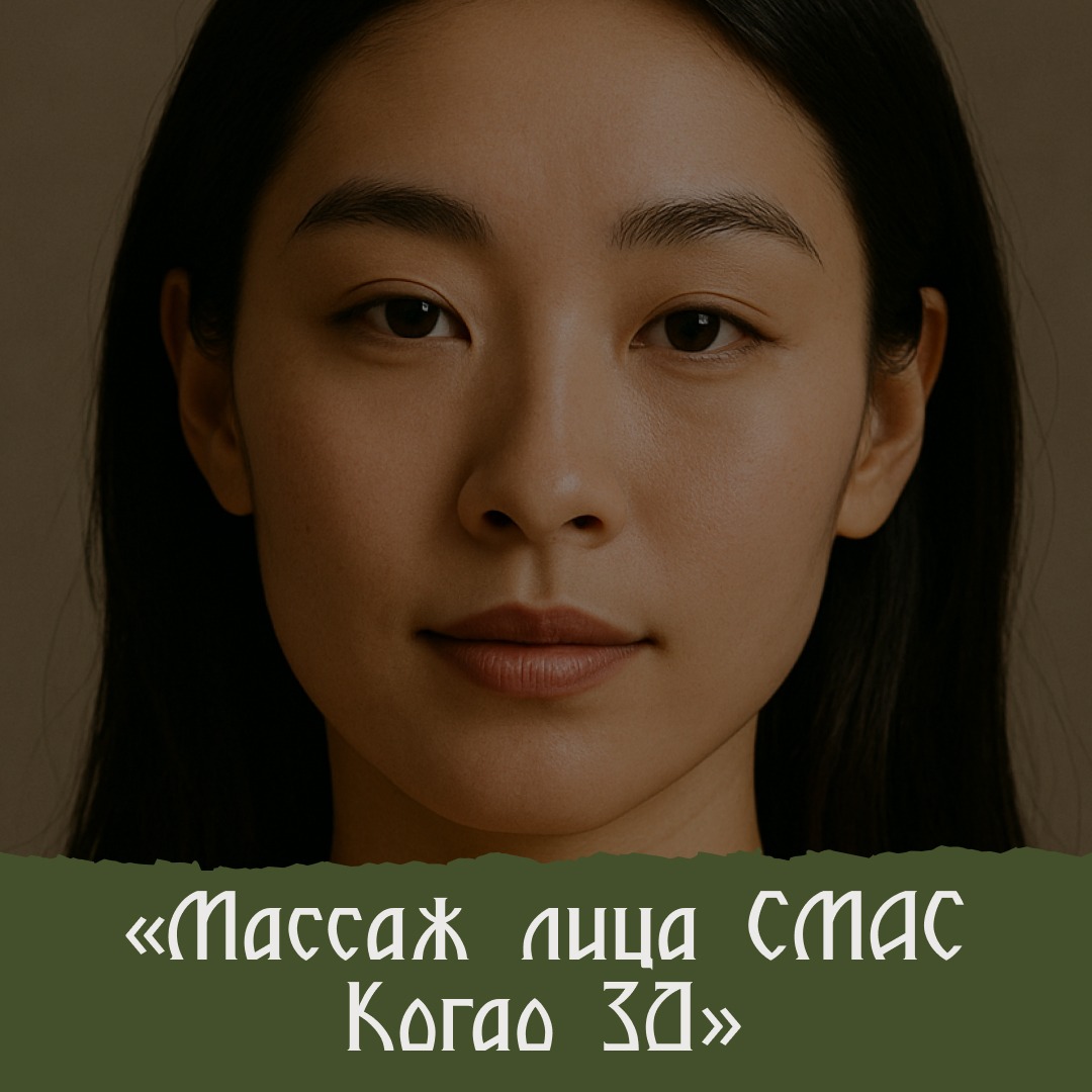 Массаж лица Японский СМАС Когао 3Д